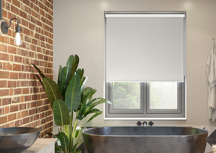 Mod Cube, Stone Grey - Roller Blind - Image 3
